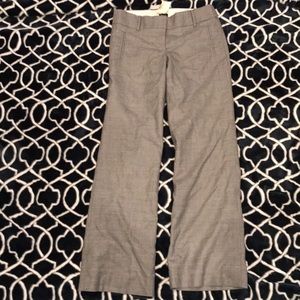 Jcrew gray city fit pants